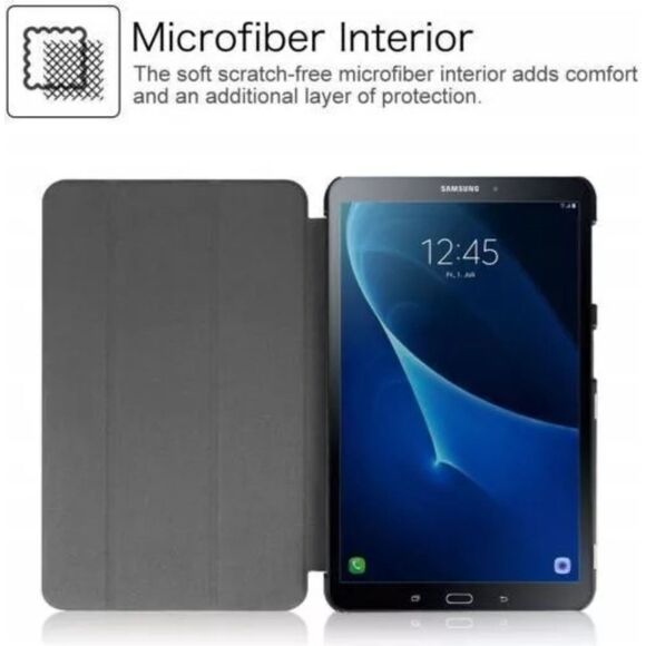 NWT-Case for Samsung Galaxy Tab A 10.1 2019 (SM-T510/T515) Hard Cover Black - Picture 10 of 12